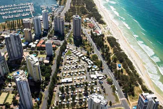 gold coast car park 1 - シドニー、メルボルン、ブリスベンほかオーストラリア主要都市の無料or格安駐車場マップ全公開！